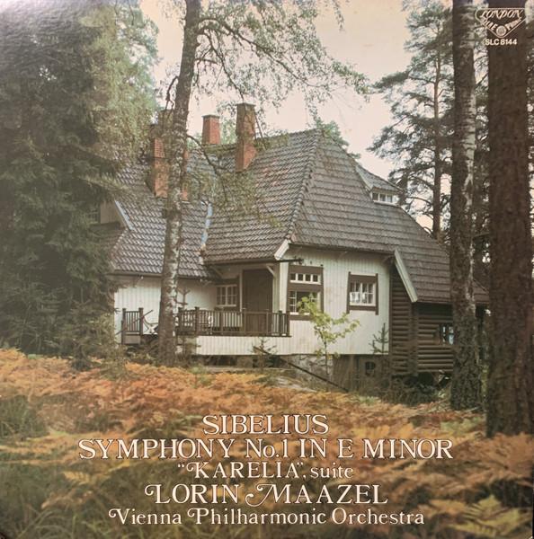 LP Record LORIN MAAZEL, VIENNA PHILHARMONIC O - Sibelius Symphony No. 1 in E Minor, SLC8144 LONDON 1979 Japan Classical Used