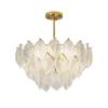 European Style Glass Chandelier for Luxury Living Room or Bedroom Decor