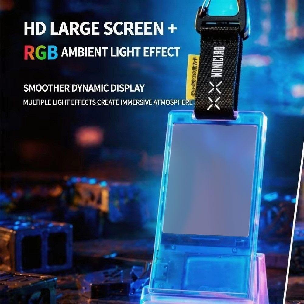 GIF Screen Magic Card Electronic Pass Badge HD Display Electronic Pass Badge Social Interaction