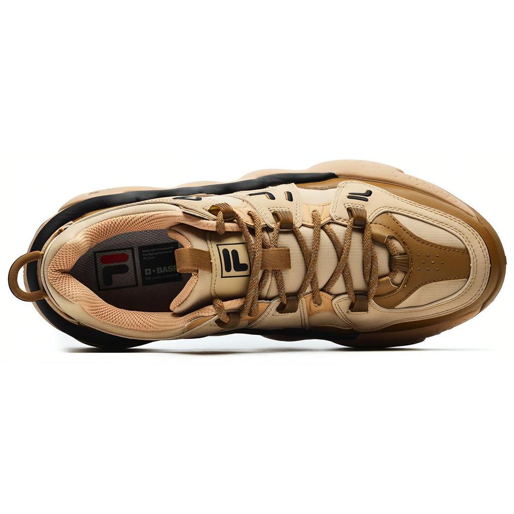 Fila Panini Мода Повседневные Спортивные Удобные Низкие Ретро Баскетбольные Кроссовки Мужские кроссовки Медно-коричневый F12M242605FTC