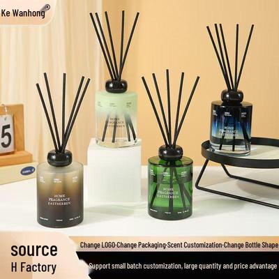 Большой безпламенный аромадиффузор с палочками для дома, спальни и ванной комнаты - Долгоиграющий дезодорирующий аромат эфирного масла