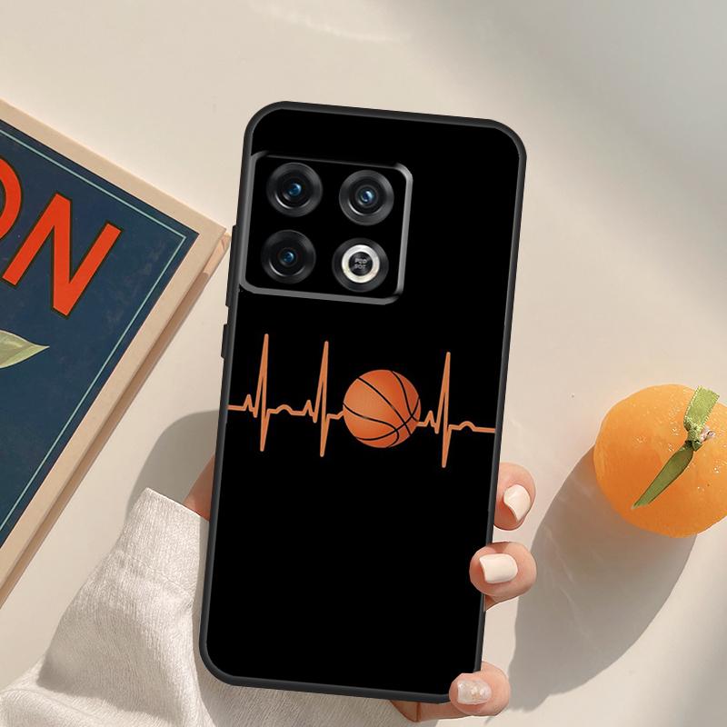 Basketball Heartbeat Case For OnePlus 13R 12R 10R 13T 10T 11 12 13 15 OnePlus Nord 5 CE 2 3 4 Lite N20 N30 Cover