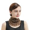 Yousheng Women Floral Chiffon Ring Scarf Neck Guard False Collar Elastic Bib Wraps Travel Scarf Versatile Accessory