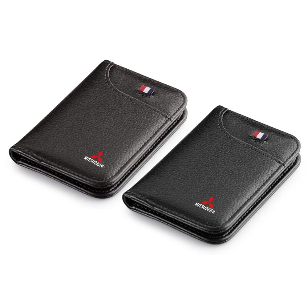cxpzhg1 Car Driving Document Bag ID Passport Card Wallet Card Pouch PU Leather for Mitsubishi Asx Lancer 10 Outlander 3 l200 Xpander