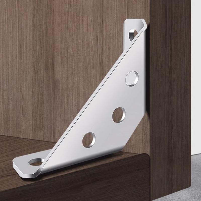 20 шт. универсальные угловые соединители для мебели, угловые кронштейны из нержавеющей стали, угловые кронштейны для мебели