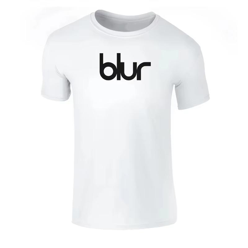 Blur Fuzzy Band British Rock Punk Music Cotton Loose American Casual Direct Injection Short Sleeve Tshirt Fashion Trend Casual