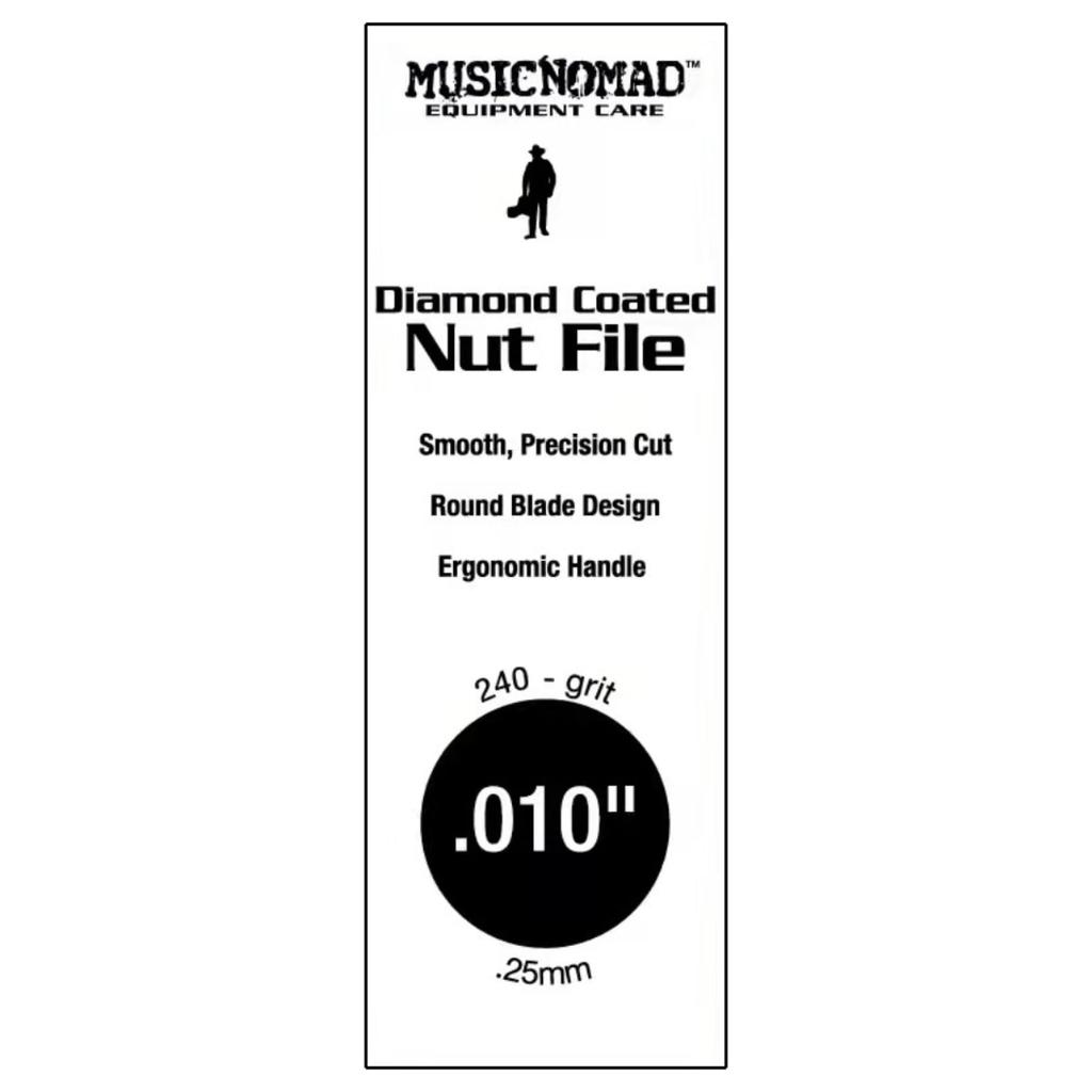 MUSIC NOMAD Diamond Coated Nut MN650 File, .010 inch,
