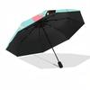 1pc Dachshund Love Automatic Folding Umbrella - 8-Rib Automatic Open/Close, Large Canopy, Portable for Office, Living Room, Bedroom yy251217134