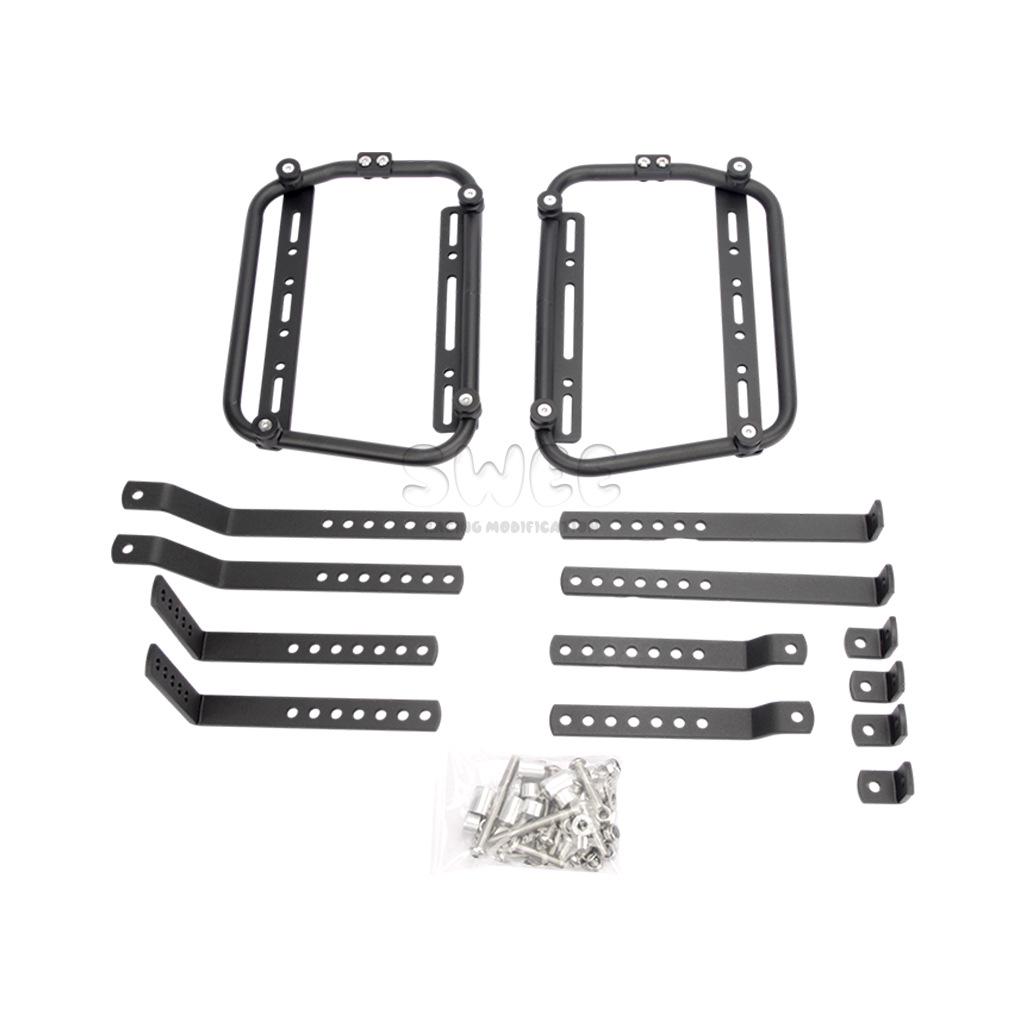 Универсальные мотоциклетные алюминиевые боковые кофры – Водонепроницаемые, Противоударные, Быстросъемные (18 л/28 л/35 л)