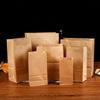 100PCS Kraft Paper Food Gift Bags – Sturdy for Cookies, Candies, Bread & Snacks – Baking Takeout Packaging, Eco-Friendly