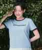 COVERNAT WOMAN Cooper Logo Ringer T-Shirt Off White