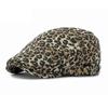 Leopard-print Beret Women's Retro Painter's Cap