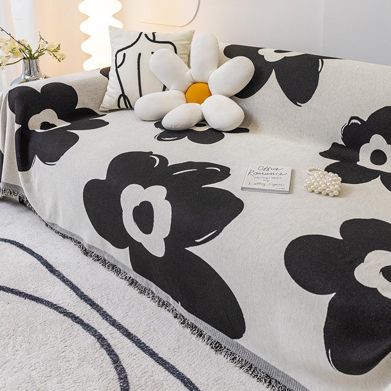 Modern Simple Sofa Cover Towel Four Seasons Universal Sofa Towel Anti-Scratching Sofa Cover Cloth Thickened