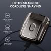 Электробритва с двумя головками для влажного и сухого бритья, мужская, портативная бритва для лица