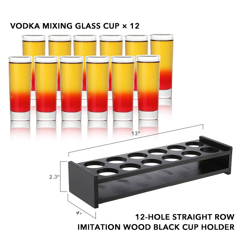 Рюмки для водки 2,4 унции, набор из 6/12, стаканы для рюмок с тяжелым основанием, маленькие стаканы для питья, стаканы для текилы для водки, виски