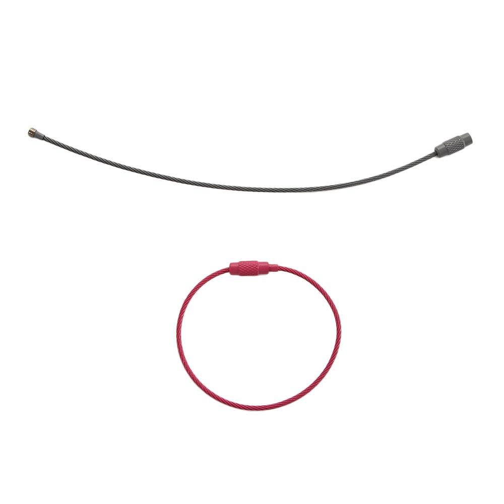 5/10 шт. веревка вращающийся винт DIY проволочное кольцо металлический материал брелок брелок пряжка