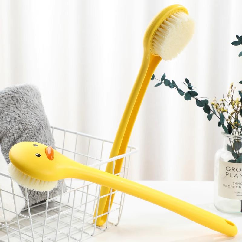 Little Yellow Duck Long Handle Soft Bristle Bath Brush