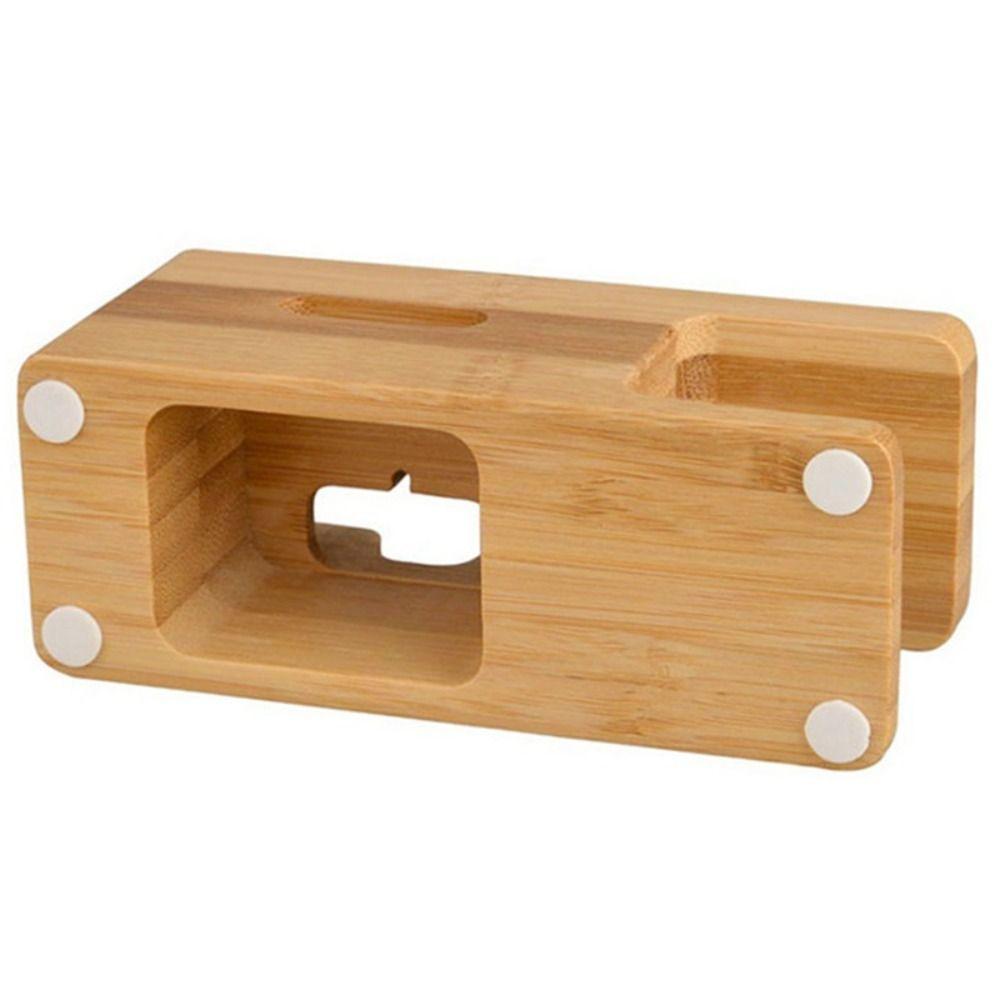 Подставка для зарядной станции, настольная подставка, деревянный держатель для телефона, подставка для часов, держатель для мобильного телефона