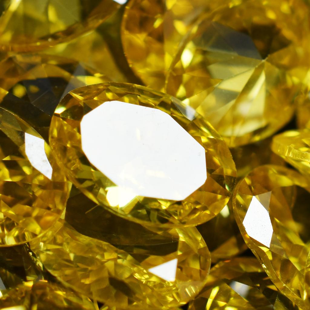 Natural Yellow Sapphire Oval Cut 9 Pcs 7x5 MM Lot CERTIFIED Loose Gemstone s-45000