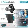 Yofidra 3300N.M 3/4" Brushless Electric Wrench 4 Gears Cordless Rechargeable Efficient Car Repair Power Tools For 18V-21V Battery