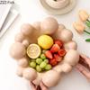 Легкая роскошная керамическая фруктовая тарелка для свадебной вечеринки, ореховые закуски, фруктовая тарелка, украшение для гостиной, украшение для хранения домашней посуды