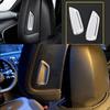 Cover Trim - Silver Steel For Benz C-Class Seat Headrest Button Switch