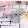 Cute Cetacean Pendant Cartoon Marine Organism Keyring Lovely Plush Stuffed Whale Keychain  Gift