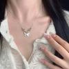 Magic Butterfly Dance Necklace Female Ins Sweet Chinese Style Pendant 2025 New Exquisite and Cute Clavicle Chain