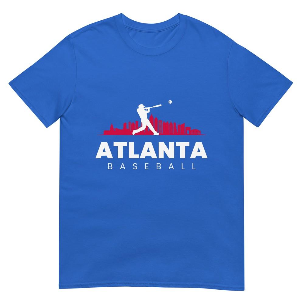 Atlanta Baseball Vintage Minimalist Retro Baseball Lover Tshirt