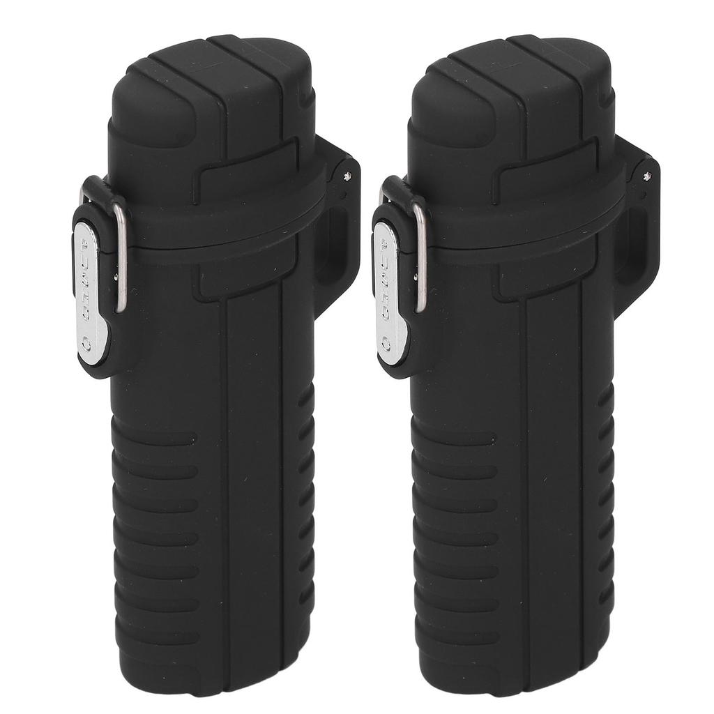 2 Pcs Water Proof Storage Tube Airtight Cover Rubber Sealing Plastic Tube Storage Box for Outdoor Camping Travel