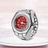 Vintage Roman Quartz Watch Zinc Zinc Alloy Finger Watch Ring Cool Rings Jewelry Clock  Man