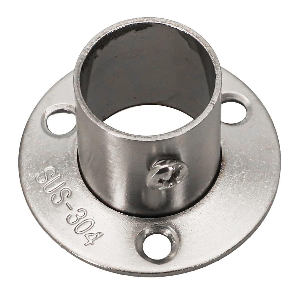Thicken Stainless Steel Wall Flange Anchor Secure Attachment for Round Tubes