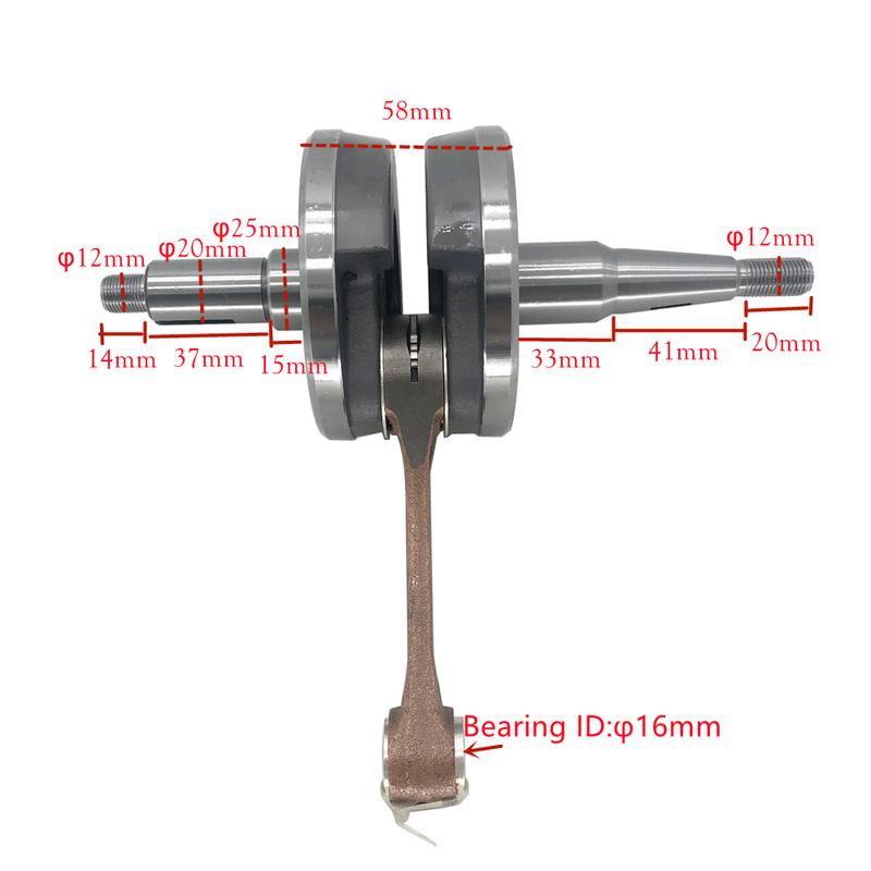 Crankshaft Assembly For Yamaha YFS200 YFS 200 Blaster 1988-2006 2005 US ATV Engine Aftermarket Parts