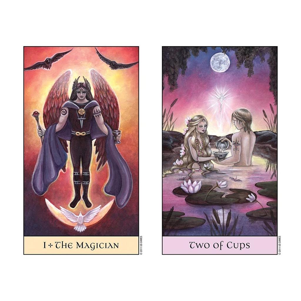 Набор карт Таро Канчаро из 79 карт [Таро Кристальных Видений] Включает инструкции на японском языке и мешочек (аутентичный)