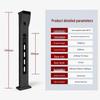 Уличная водонепроницаемая система контроля доступа по распознаванию лиц со встроенным шлагбаумом и кронштейном для кнопки выхода