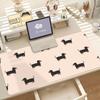 Cute Cartoon Dachshund Mouse Pad Anti Slip Rubber Edge Locked Thickened Laptop Gaming Desk Mat