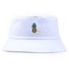 Простая складная шляпа-ведро с принтом ананаса, пляжная шляпа от солнца, уличный головной убор, кепка для рыбалки, мужская и женская шляпа