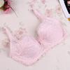 32-40B Women Padded Up Underwear Sexy Embroidery Lace Brassiere Bra