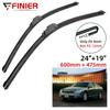 2 шт. щетки стеклоочистителя для Nissan Teana J31 2003-2008 24 "19" подходят для переднего лобового стекла, щетки для окон, резак, аксессуары 2004 2005 2006 2007 2008