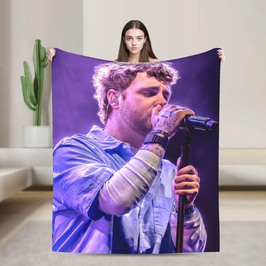 Alex Warren Rapper Blanket Decorative Flannel Bedding Throws For Home Decor Warm Soft Custom DIY Quality Bedspread