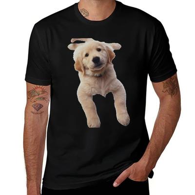 Golden Retriever Tshirt Classic Basic Casual Tshirt