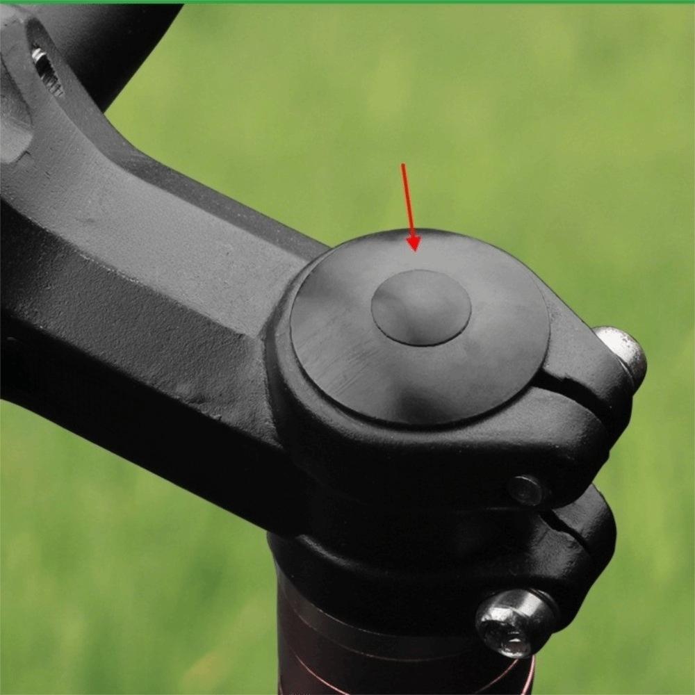 10pcs Rubber Material Stem Top Cover Black Bowl Set Cover Bicycle Headset Cover Cycling Parts
