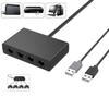 4 Port USB Controller Adapter for Gamecube NGC for Nintendo Switch - Wii U - PC 3in1 - Ahuhaok 104