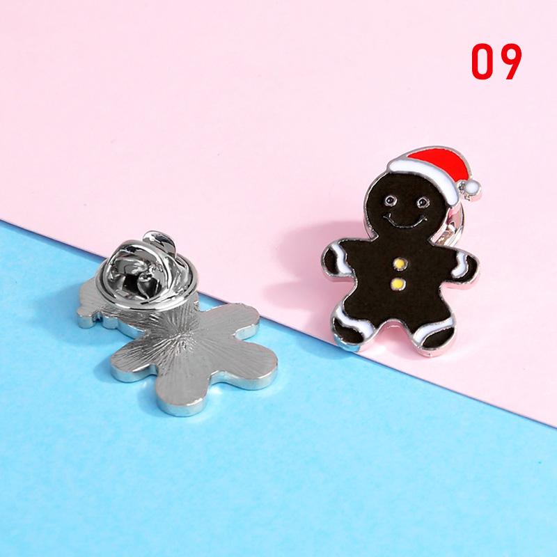 1PC Gift Alloy Christmas Brooch Corsage Pin Diamond Retro Fashion Party Accessories Jewelry