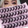 High Imitation Mink Hair False Eyelashes 20 Pairs Of Dense Curled Multi-Layer Fried Eyelashes