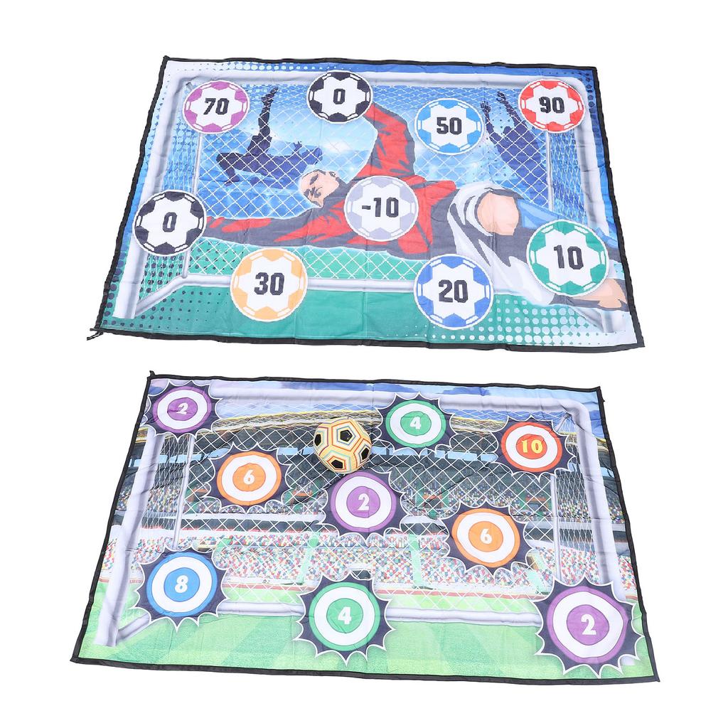 Футбольный мяч игровой коврик набор для игры в футбол в помещении и на открытом воздухе метание мишеней игра в футбольные ворота с футболом 