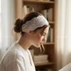 Floral Elastic Hair Band Adjustable Sport Headscarf Hair Hoop Wide Headband  Party