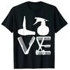 Hairdresser Love Hairdryer Scissors Barber Hair Brush T-Shirt. Premium Cotton Short Sleeve O-Neck Mens T Shirt New S-3XL