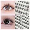 Многоразовые пучковые ресницы 10 рядов Мягкие пучки ресниц как у айдола Новые самоклеящиеся ресницы