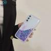 Силиконовый чехол с блестками для Samsung Galaxy A17 A16 A26 A36 A56 A07 A15 A25 A35 A55 5G A14 A24 A34 A54 A05S A73 A53 A23 A13